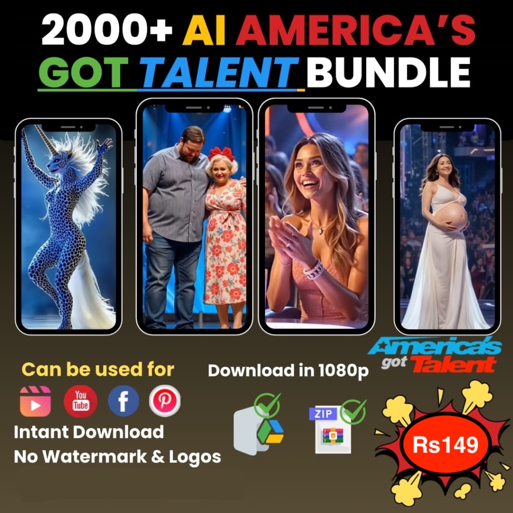 2000+ American Got Talent Reels Bundle Only Rs149